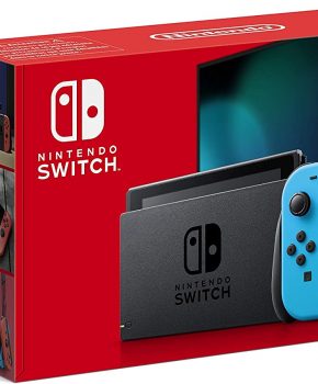 Consola nintendo switch mando color azul neon - rojo neon v2 (2019)
