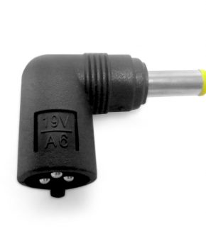Conector - tip  para cargador universal phoenix 40w din 3 patillas phcharger40+  19v dc 5.0*3.0  mm apto para portatil samsung nc10