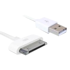 Cable de carga y sincronizacion phoenix para dispositivos apple iphone ipad 3m blanco